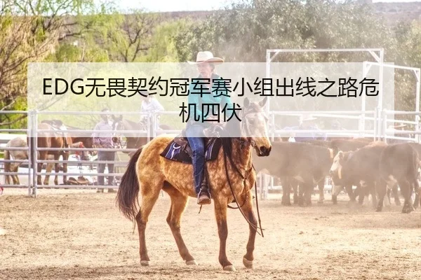 EDG无畏契约冠军赛小组出线之路危机四伏